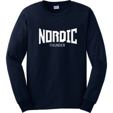 Nordic Thunder "Logo"  Long Sleeve Navy Blue